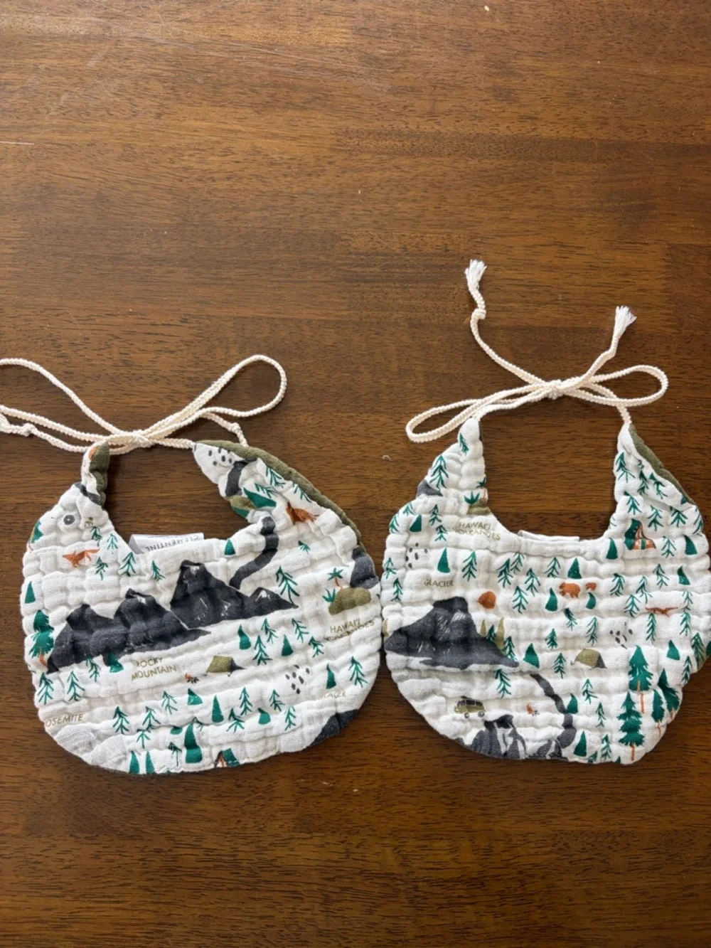 Clementine kids bibs - set of two